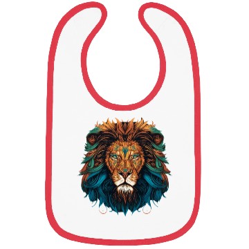Discover Mandala Lion Bibs