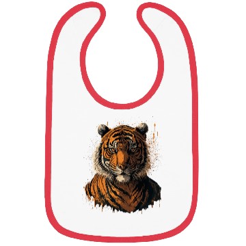 Discover Tiger Portrait Bibs