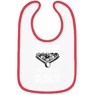 Discover I Never Dreamed Billiards Pool Player Bibs