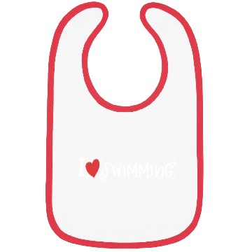 Discover I Love Swimming Swimmer Swim Bibs