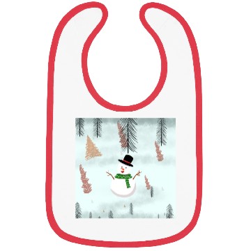 Discover Cute Snowman enjoying snow. Bibs
