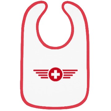 Discover Switzerland flag Bibs