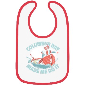 Discover Columbus Day 1492 Bibs