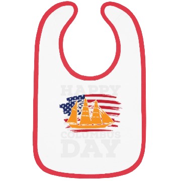 Discover Columbus Day 1492 Bibs