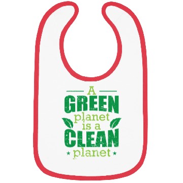 Discover A green Planet is a Clean Planet Nature Bibs