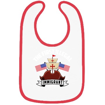 Discover Columbus Day 1492 Bibs