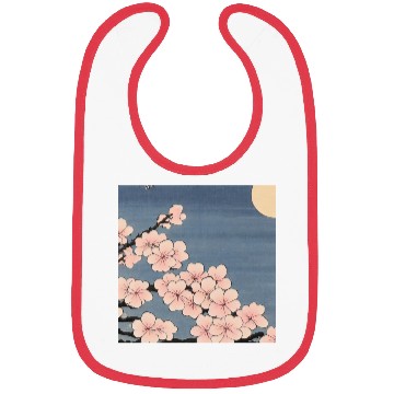Discover Ukiyo-e Sakura, Japanese Print Bibs