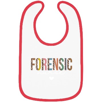 Discover Cute Forensic Nurse SANE Nurse Leopard Correctiona Bibs