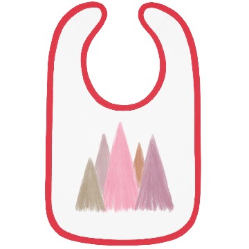 Discover Pink Christmas Trees Bibs