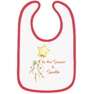 Discover 'tis the season to sparkle Bibs