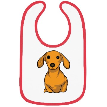 Discover Dachshund Cute Puppy Funny Dog Pet Lover Gift Idea Bibs