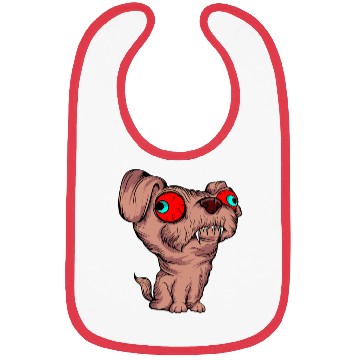 Discover Scary Big Eyes Dog Owners Pet Lover Gift Ideas Bibs