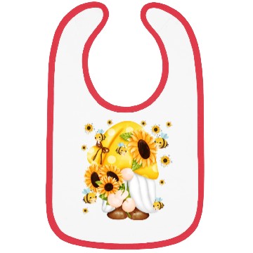 Discover Sunflower Gnome With Bee Bibs