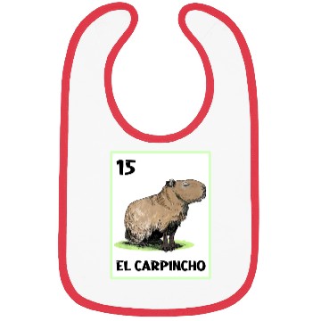 Discover El Carpincho Mexican Capybara Cards Bibs