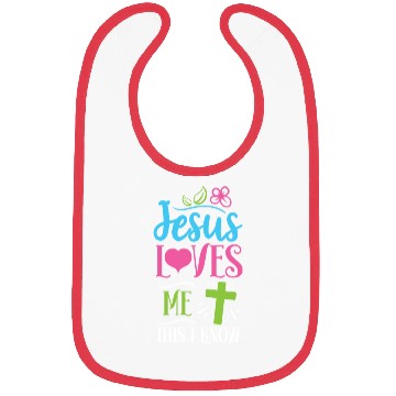 Discover Jesus Loves Me This I Know Easter Day Quotes Bibs
