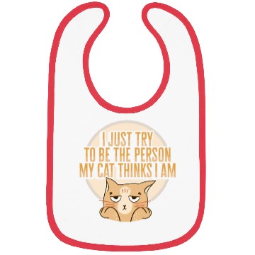Discover Cat Meme Design for a Cat Lady or Cat Mom Bibs