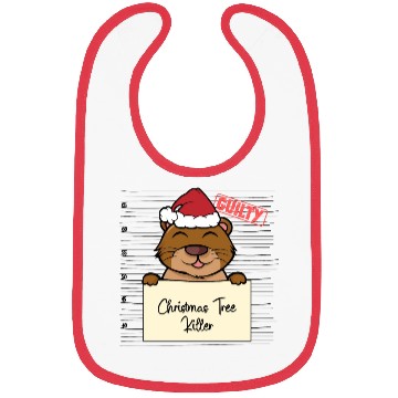 Discover Sea otter christmas funny prison Bibs