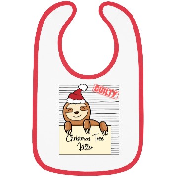 Discover Sloth christmas funny prison Bibs