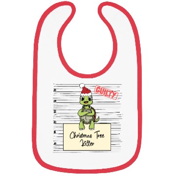 Discover turtle christmas funny prison Bibs