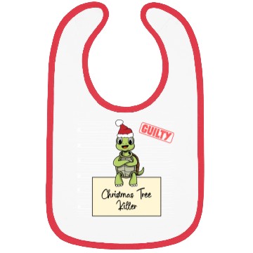 Discover turtle christmas funny prison Bibs