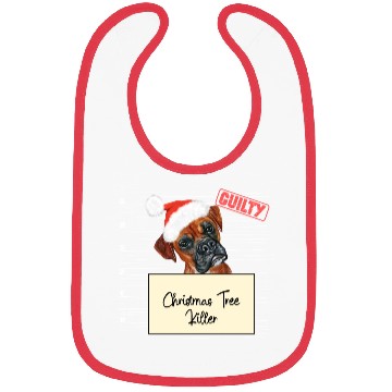 Discover Boxer christmas funny prison Bibs