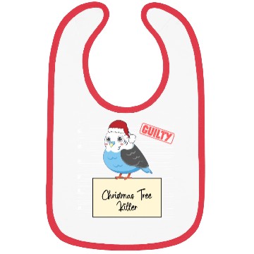Discover budgie christmas funny prison Bibs