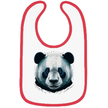 Discover Realistic Panda Head Bibs