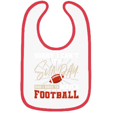 Discover American Football Sunday Football Player Sport Fan Bibs