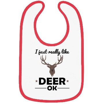 Discover Deer Forest Animal Lovers Quote Gift Bibs