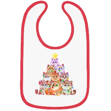 Discover Cats tangled in Christmas Lights - Cat Christmas Bibs