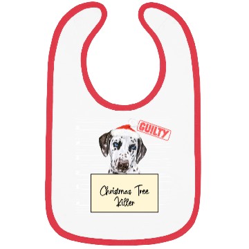 Discover Dalmatian christmas funny prison Bibs