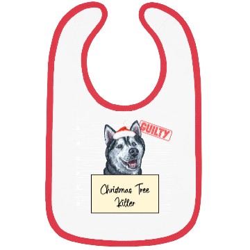 Discover Husky christmas funny prison Bibs