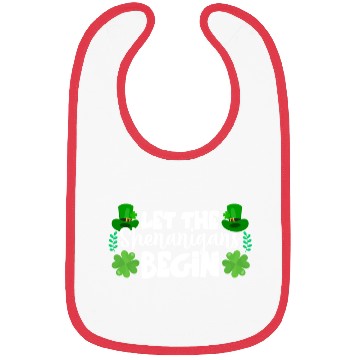Discover Let The Shenanigans Begin Funny Clovers St Patrick Bibs