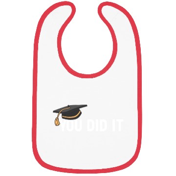 Discover You Did It Graduated Graduation Congratulations Bibs