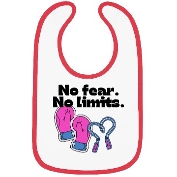 Discover pink boxing gloves - No Fear No limits Bibs