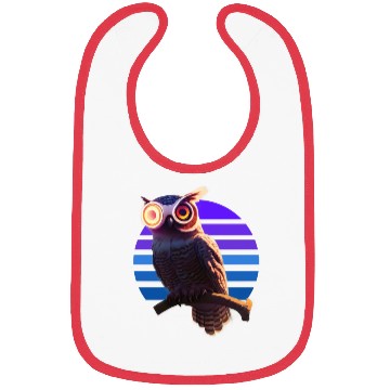 Discover Robot owl hybrid creature Bibs