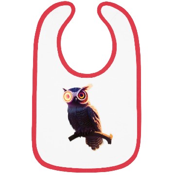 Discover Robot owl hybrid creature Bibs