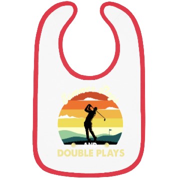 Discover Golf summer days and double plays vintage Bibs