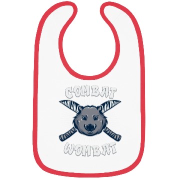 Discover Combat Wombat For A Wombats Lover Bibs