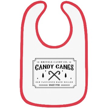 Discover Candy Canes Presents Christmas Gift Ideas Bibs