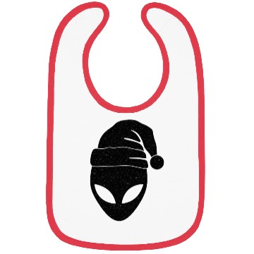 Discover Santa Alien Black Bibs
