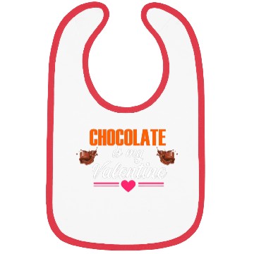 Discover chocolate is my valentine Bibs