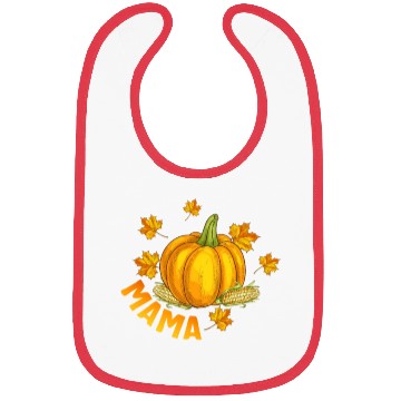 Discover Halloween Thanksgiving Bibs, Mama Pumpkin