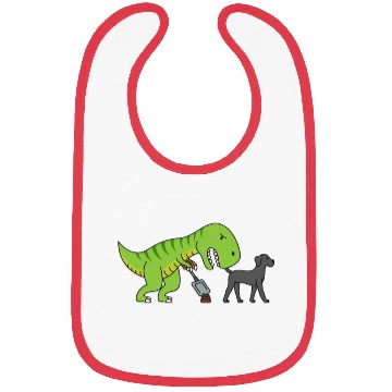 Discover Great Dane T-Rex Dinosaur Poop Bibs