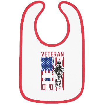 Discover USA Flag US Veteran Dad Grandpa Gift Ideas Bibs