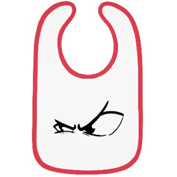 Discover Angry eye art Bibs design for Boys & Girls