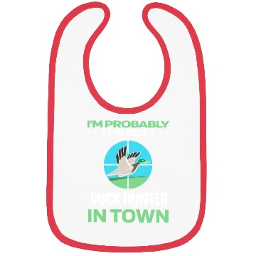 Discover Duck Hunting Funny Bibs