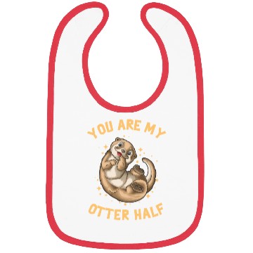 Discover You Are My Otter Half Valentines Day Bibs