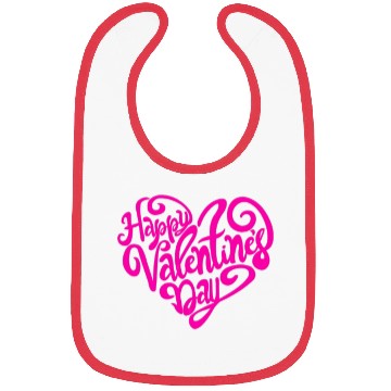 Discover happy valentines day Bibs valentine
