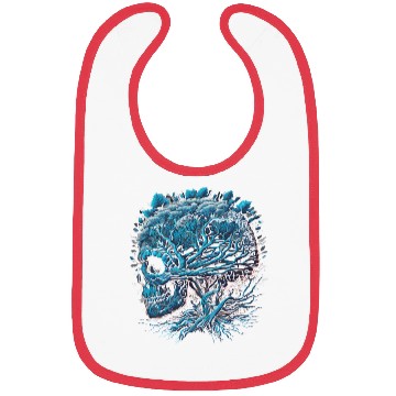 Discover Skull Brain Bibs